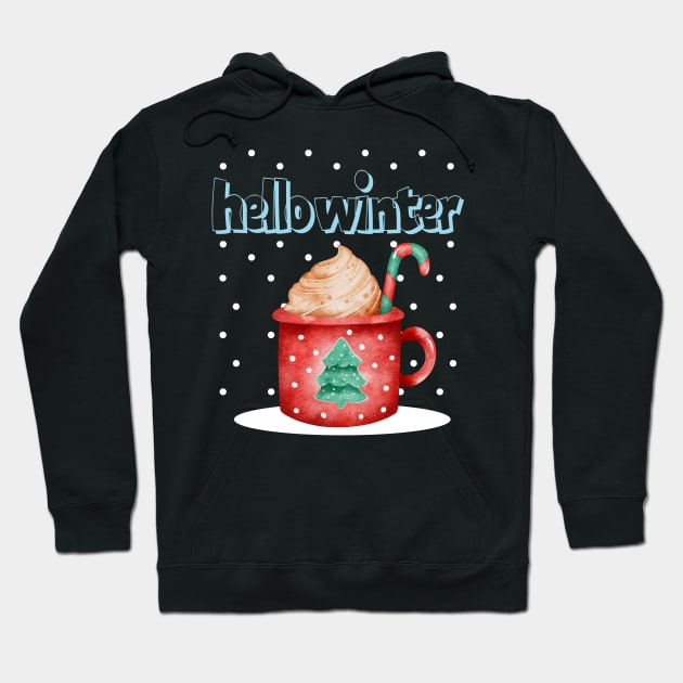 Hello Winter Hoodie by Blended Designs